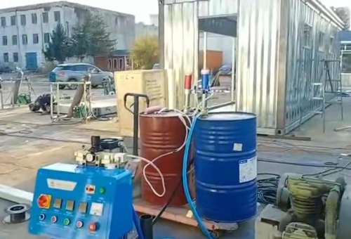 移动房屋用保温喷涂耀世案例